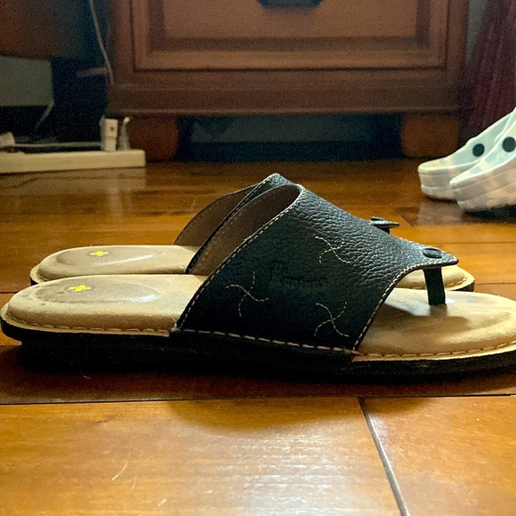 Dr Martens 3B05 Black Sandal Mule Flip Flops 6UK 7M 8W 39EU Vintage - Picture 11 of 12